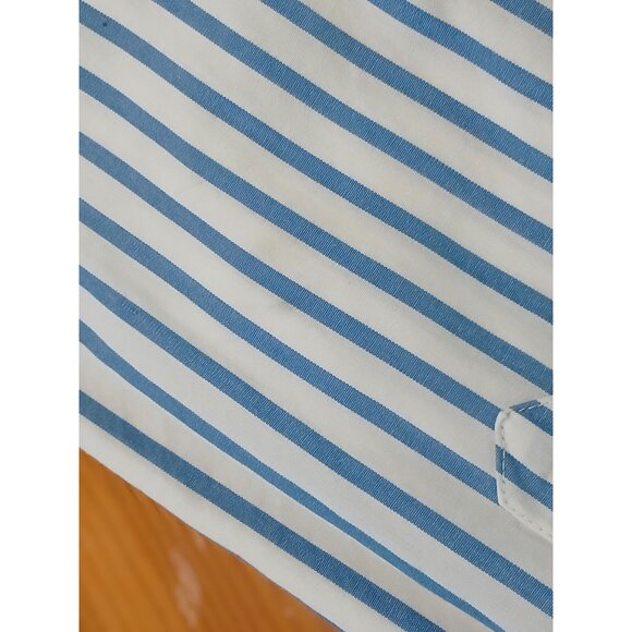 Pendleton Striped Oxford LSB Shirt Blue White Women's M - Picture 8 of 9